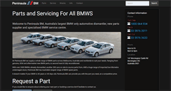 Desktop Screenshot of peninsulabm.com